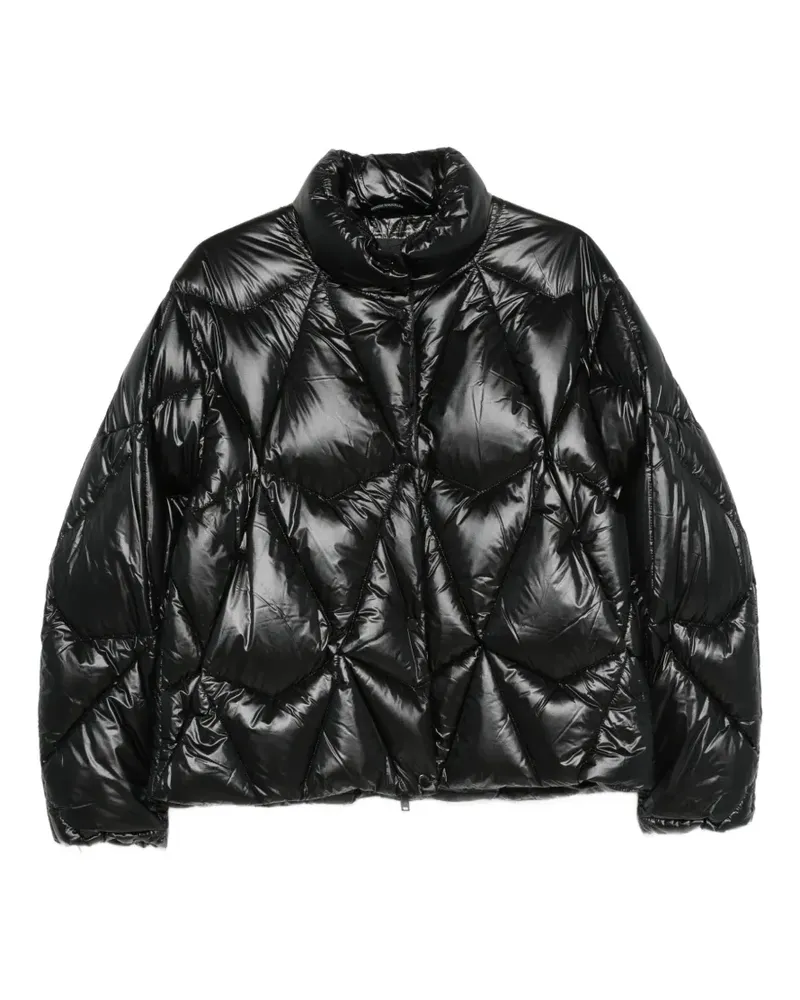 Moose Knuckles Gesteppte Iceberg Jacke mit Stehkragen - Schwarz Schwarz