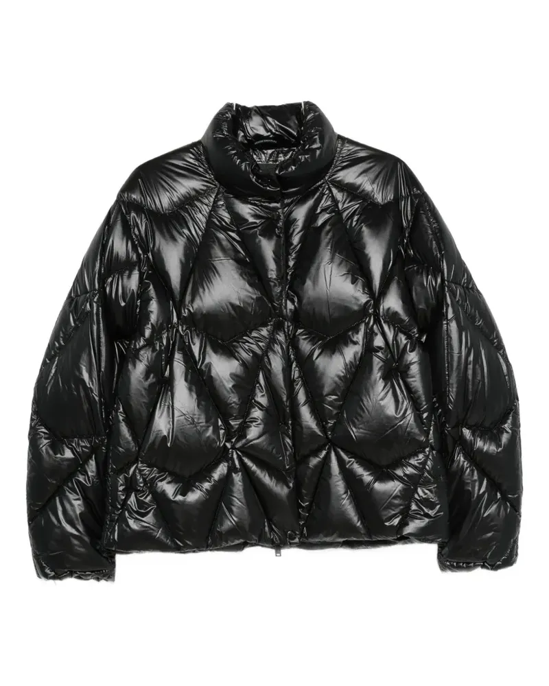 Moose Knuckles Gesteppte Iceberg Jacke mit Stehkragen - Schwarz Schwarz
