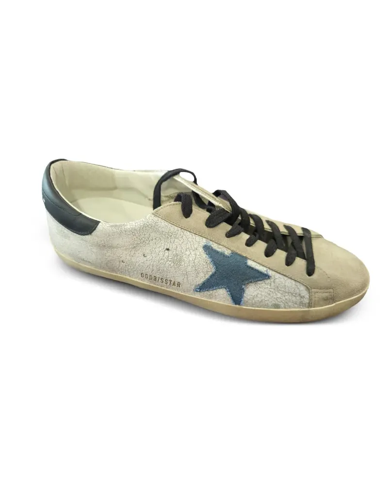 Golden Goose Super-Star Sneakers im Used-Look - Nude Nude