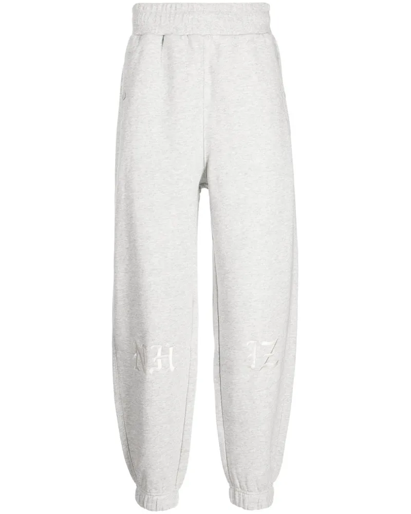 Izzue Jogginghose mit Logo-Stickerei Grau
