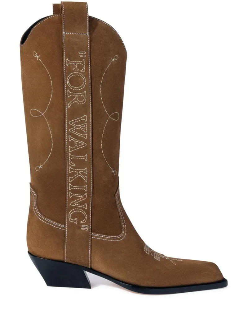 OFF-WHITE Frame Stiefel - Braun Braun