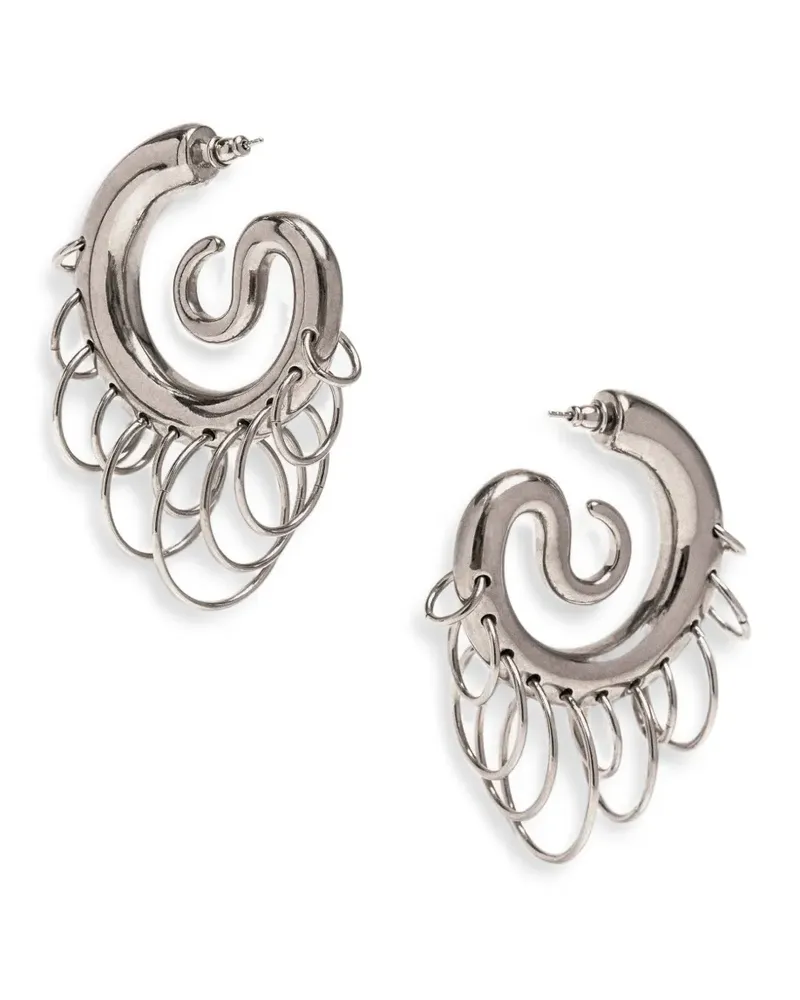 PANCONESI Serpent Creolen - Silber Silber