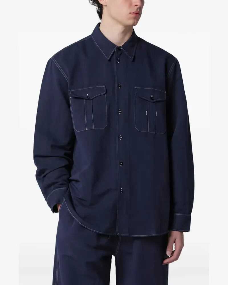 Studio Nicholson Louro Hemd - Blau Blau