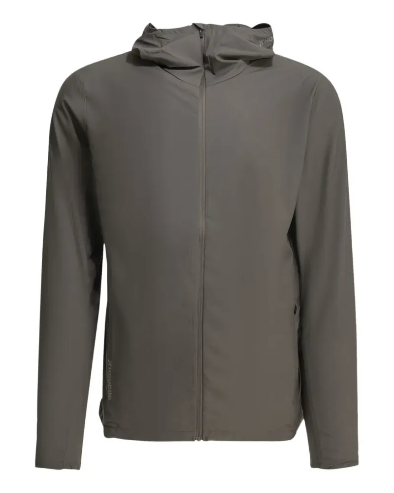 Houdini Pace Trail hooded zip-up jacket - Grau Grau