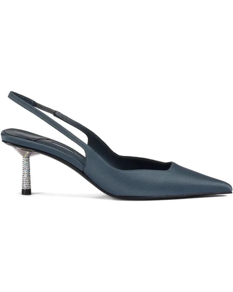 Le Silla Amelia Slingback-Pumps 60mm - Blau Blau