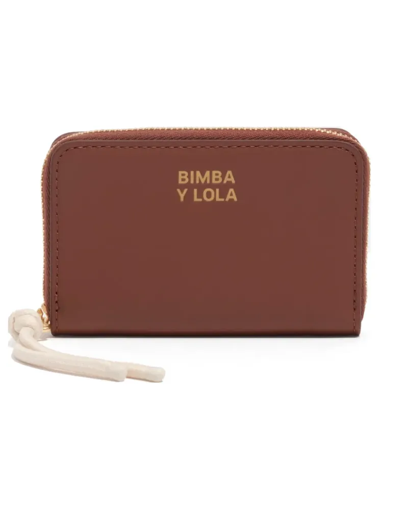 BIMBA Y LOLA Kleines Wallnut Portemonnaie - Braun Braun
