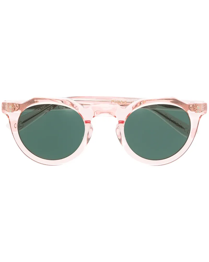 Lesca Runde 'Picas' Sonnenbrille - Rosa Rosa