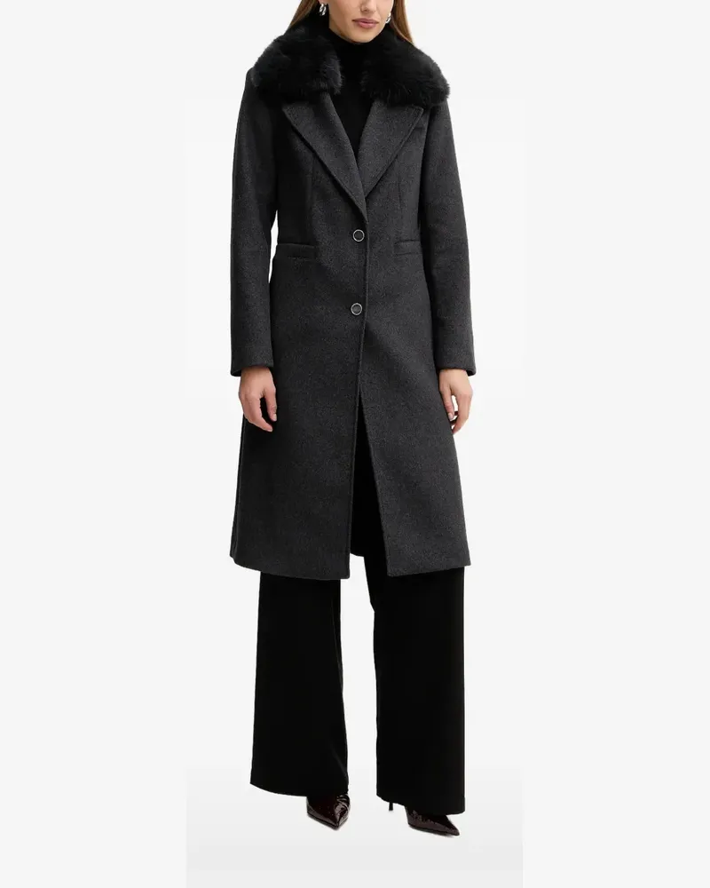 Guess Einreihiger Mantel - Grau Grau