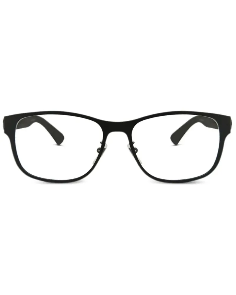Gucci Brille mit Webstreifendetail - Schwarz Schwarz