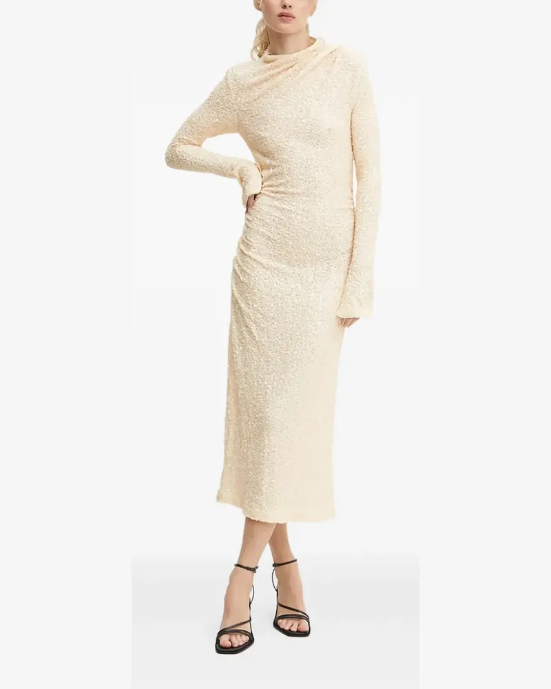 Day Birger et Mikkelsen Kleid mit Pailletten - Weiß Weiß
