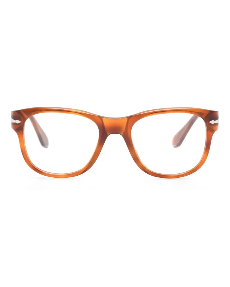 Persol Brille mit eckigem Gestell - Orange Orange