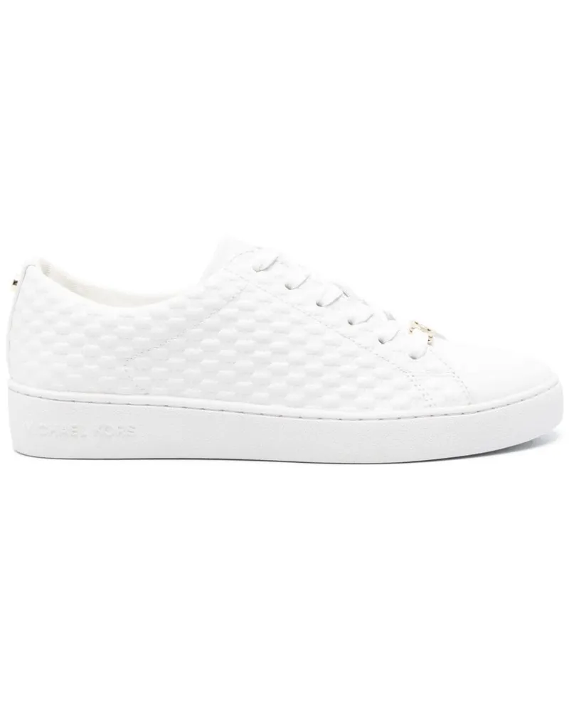Michael Kors Keaton Sneakers mit Logo-Prägung - Weiß Weiß
