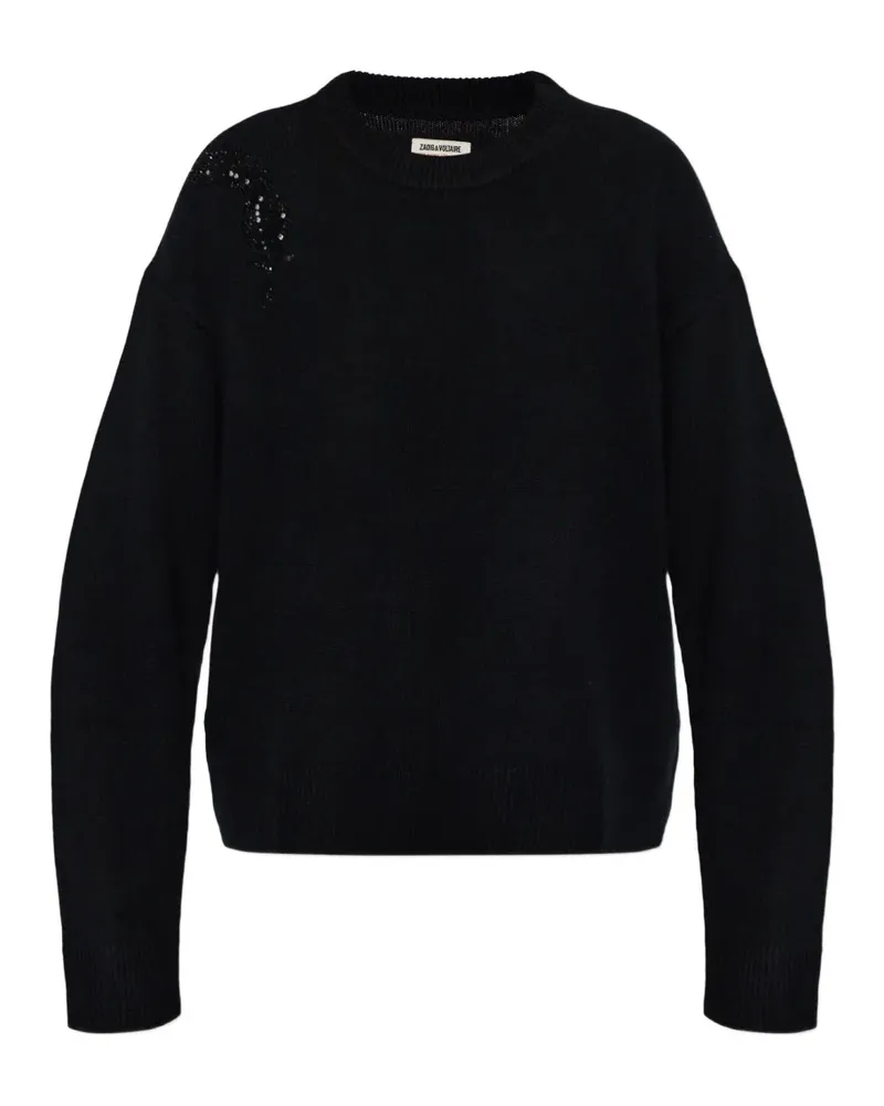 Zadig & Voltaire Markuz embellished sweater - Schwarz Schwarz