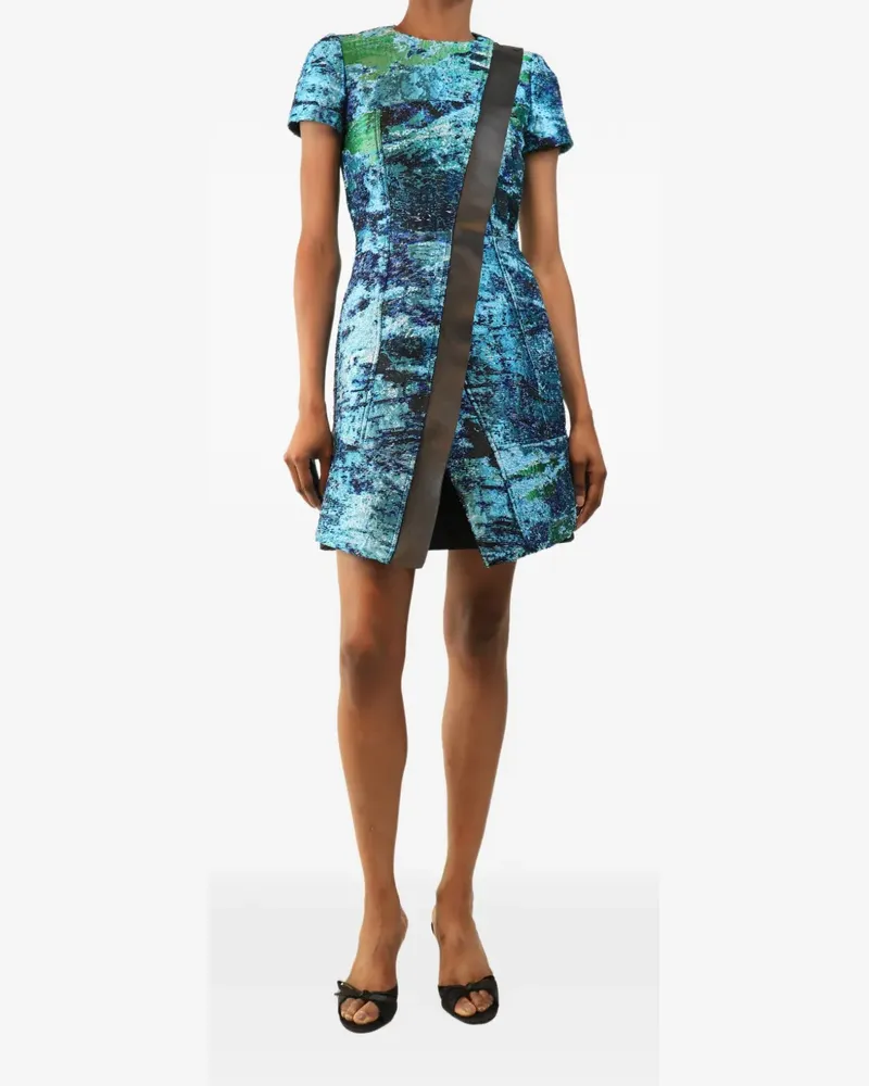Proenza Schouler Besticktes Minikleid - Blau Blau