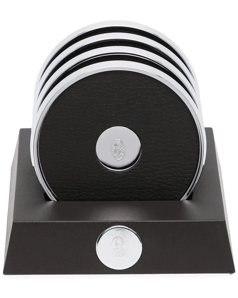 El Casco Untersetzer mit Textur - Silber Silber