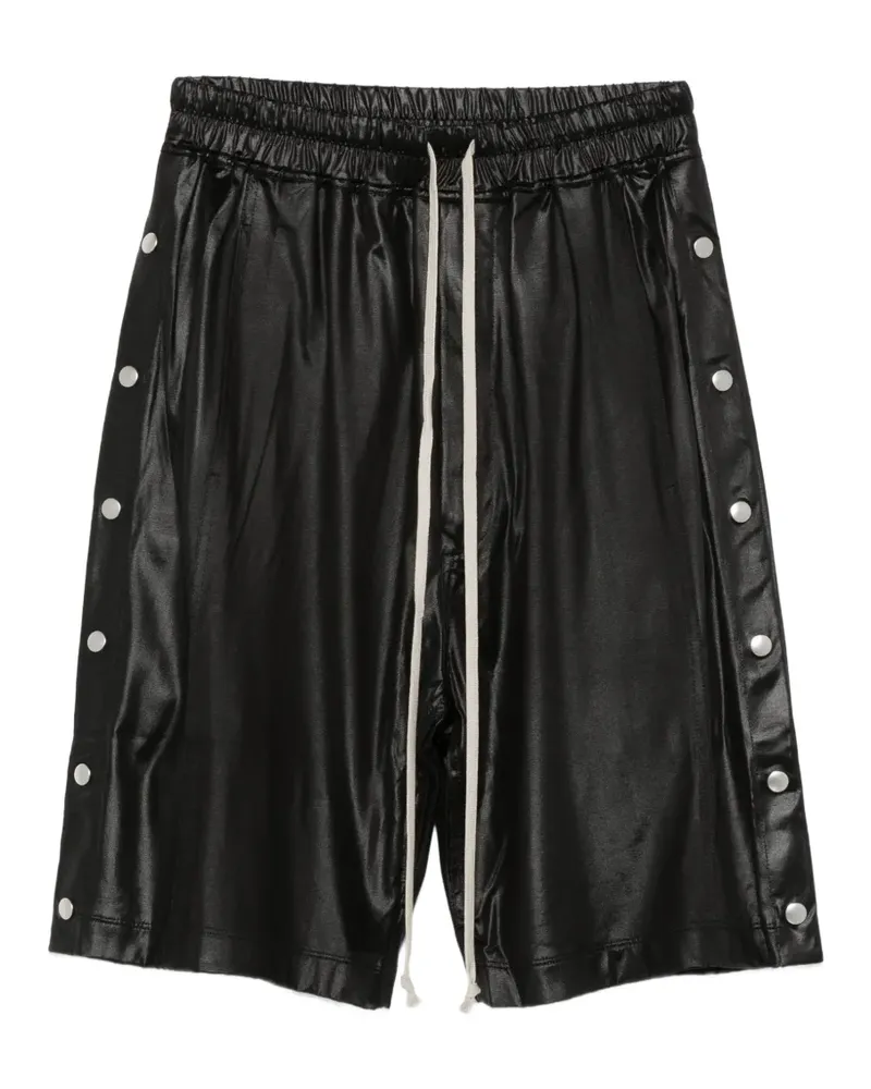 DRKSHDW by Rick Owens buttons drawstring shorts - Schwarz Schwarz