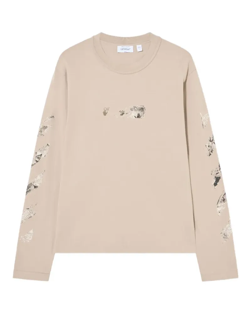OFF-WHITE Spices Arrow Langarmshirt - Nude Nude