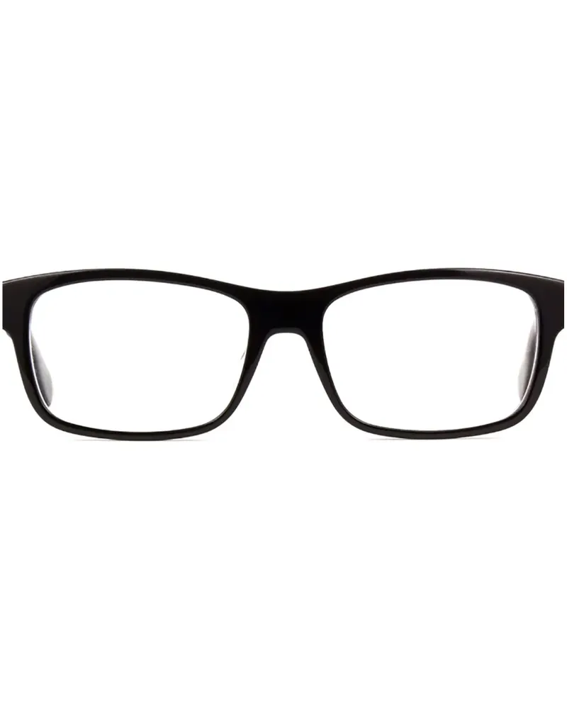 Gucci Brille mit Logo-Print - Schwarz Schwarz