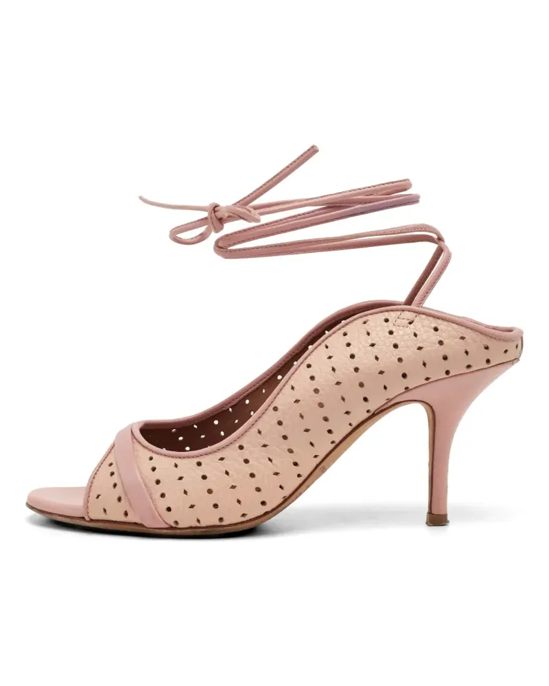Malone Souliers Alba perforated sandals - Rosa Rosa