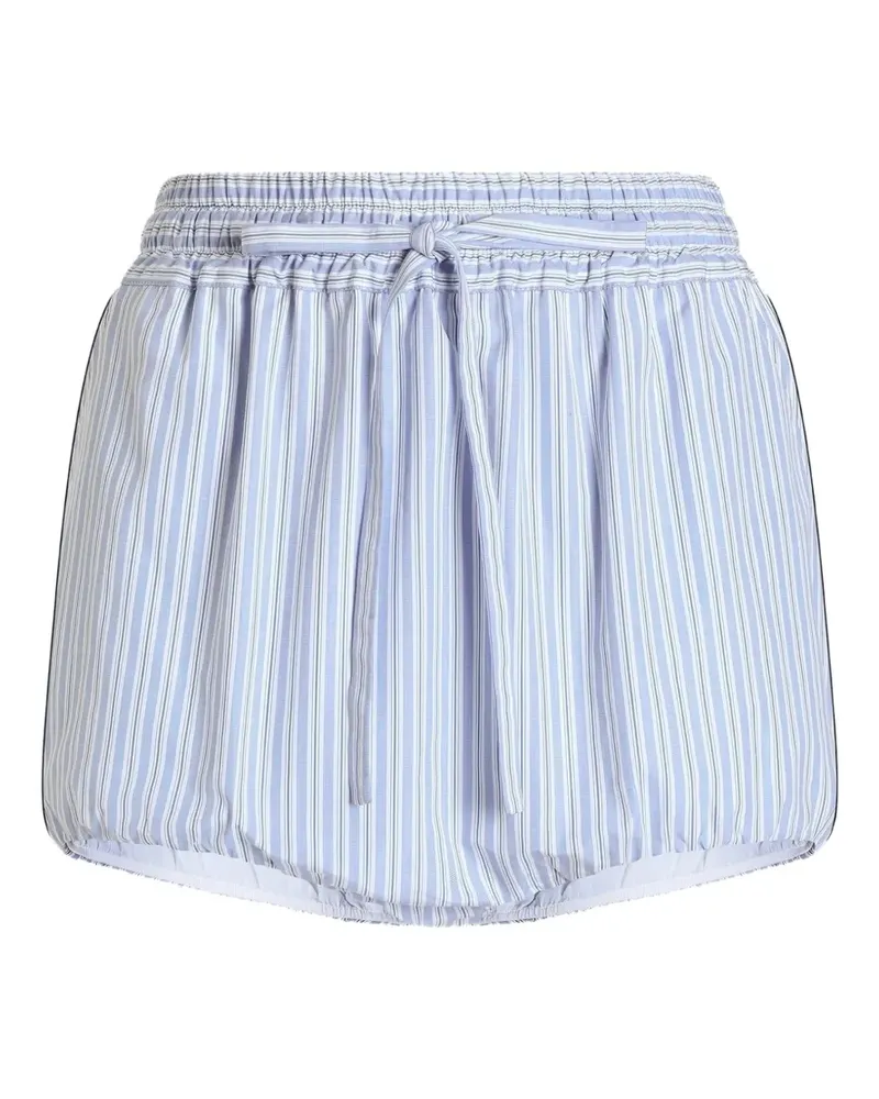 Dolce & Gabbana Gestreifte Shorts mit Kordelzug - Blau Blau