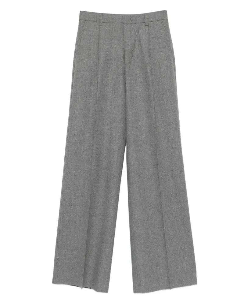 Cellar Door High-Waist-Hose mit weitem Bein - Grau Grau