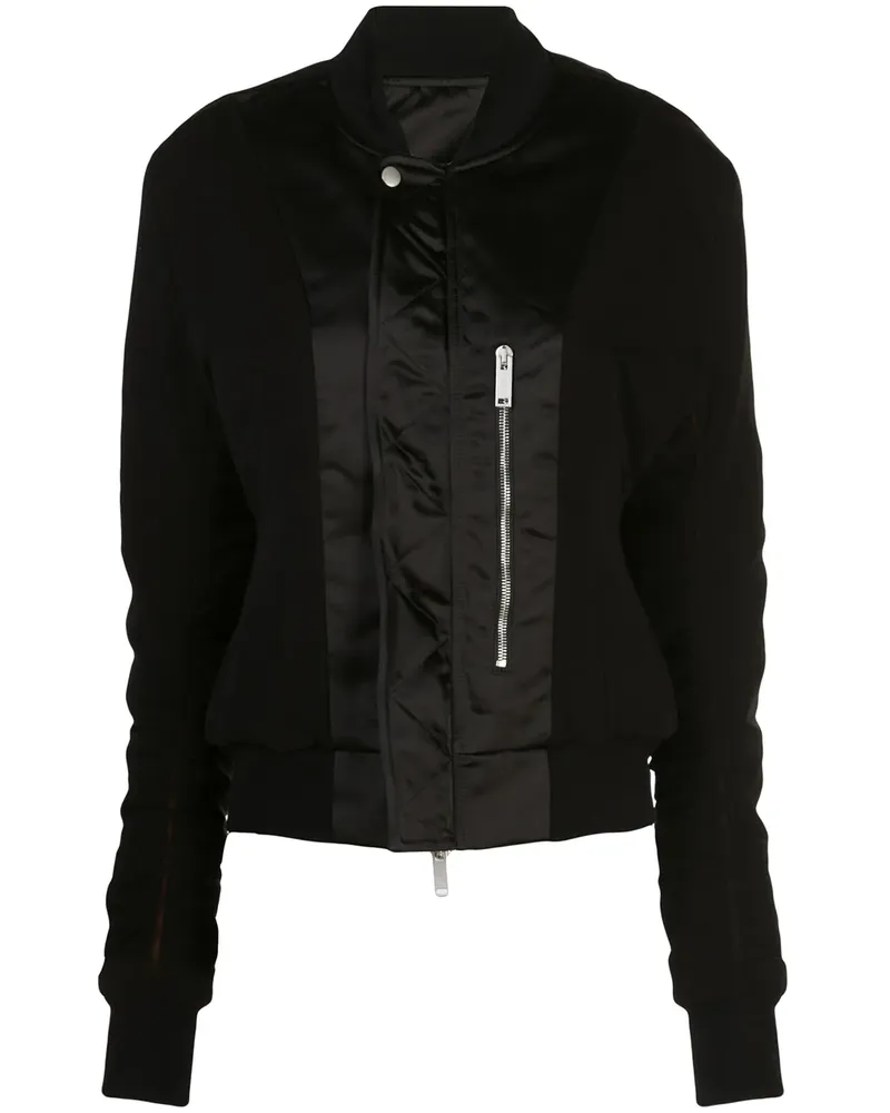 Unravel Bomberjacke mit Reißverschluss - Schwarz Schwarz
