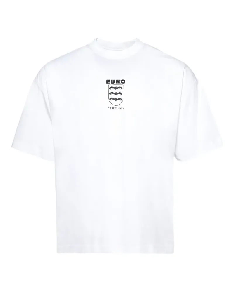 VETEMENTS T-Shirt mit grafischem Logo - Weiß Weiß