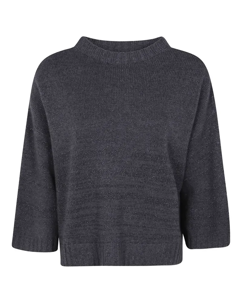 Fabiana Filippi Pullover mit Metallic-Garn - Grau Grau