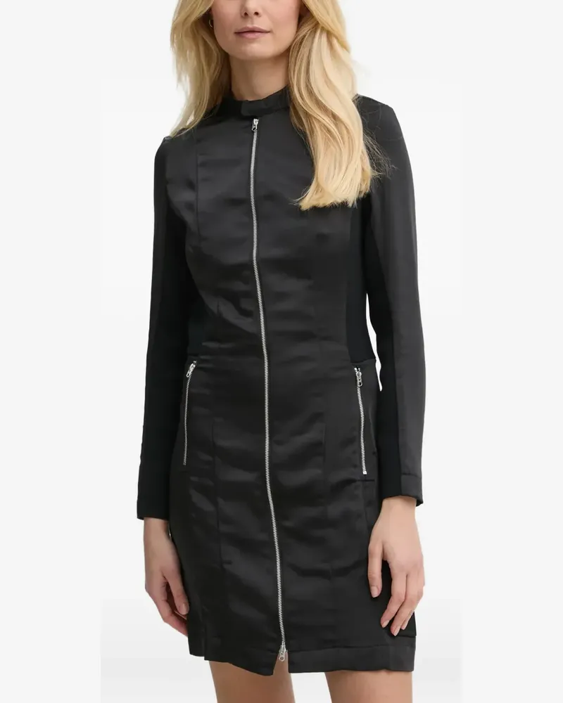 G-STAR RAW Minikleid mit Reißverschluss - Schwarz Schwarz