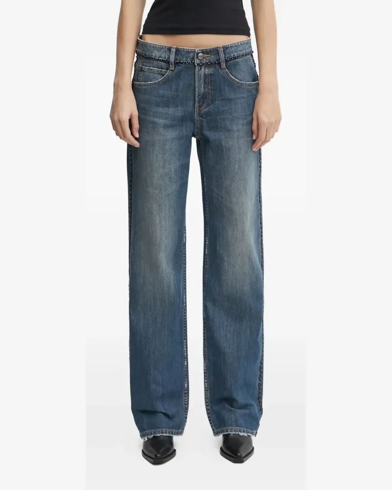 Miss Sixty Jeans mit Kettendetail - Blau Blau