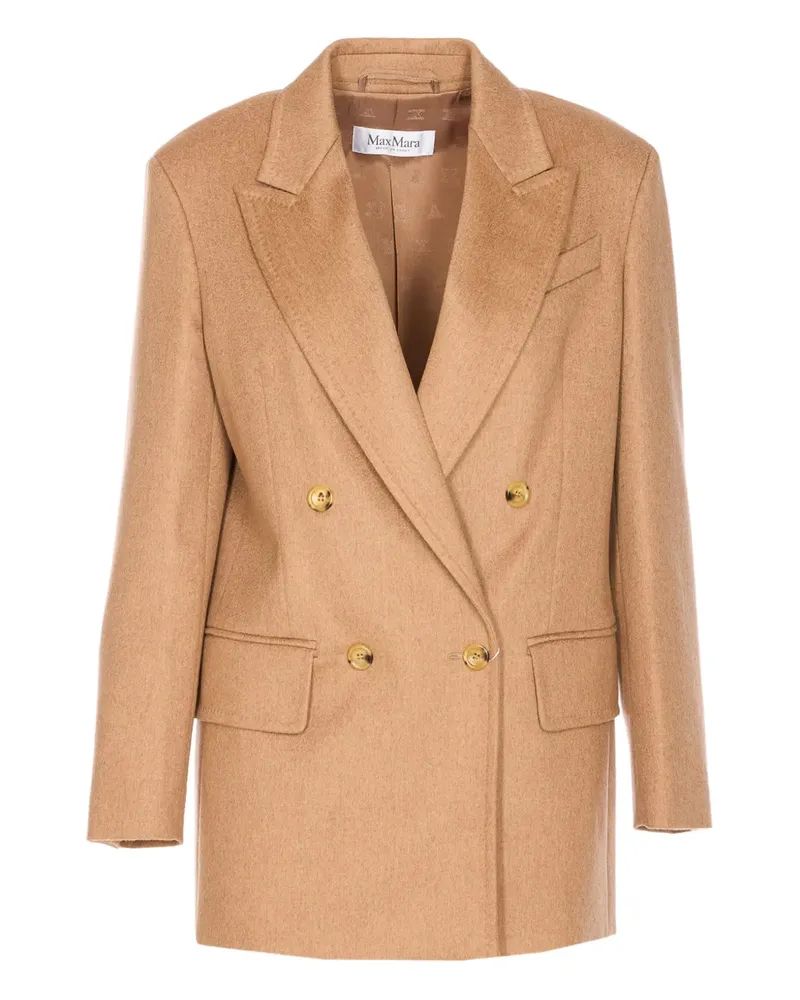 Max Mara Doppelreihiges Sakko - Braun Braun