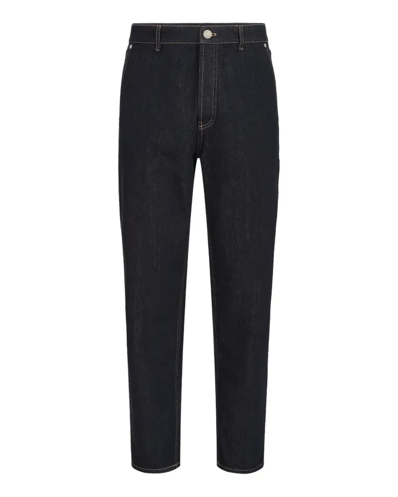 Brunello Cucinelli Hose aus nicht ausbleichendem Denim mit ikonischer Passform - Blau Blau