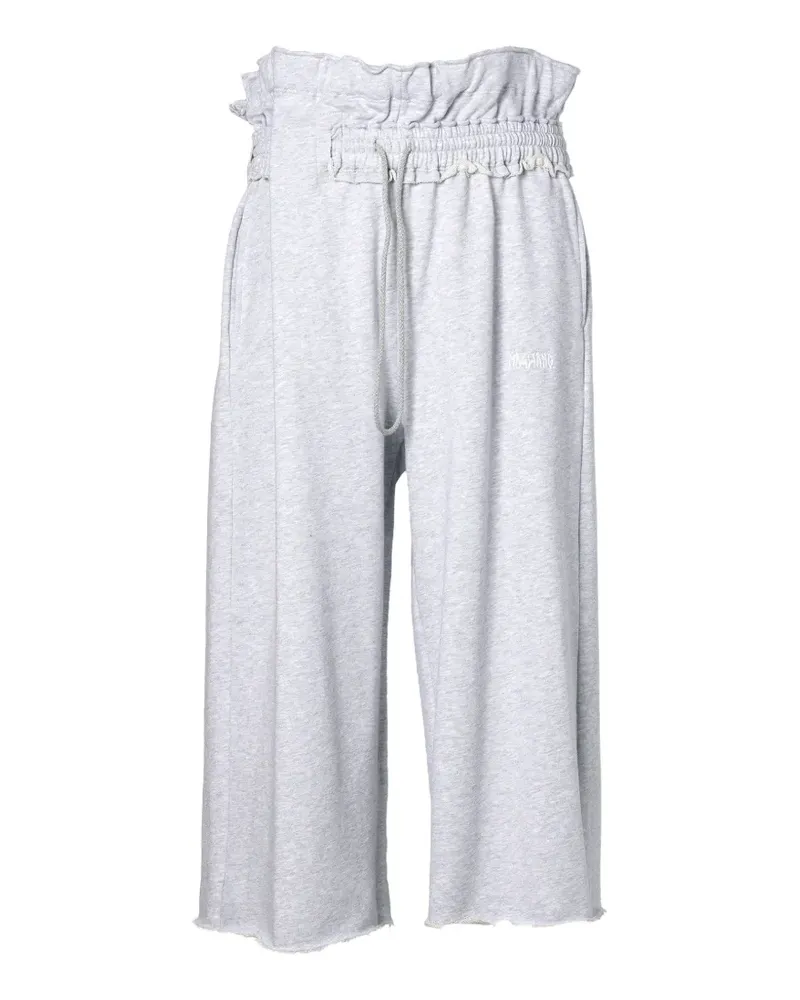 Magliano Provincia Pinocchio logo-embroidered shorts - Grau Grau