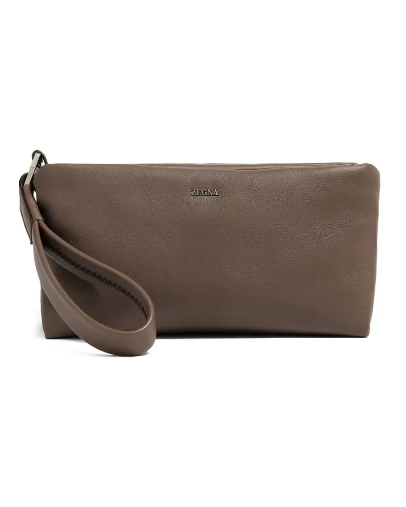 Ermenegildo Zegna Softy Clutch - Braun Braun