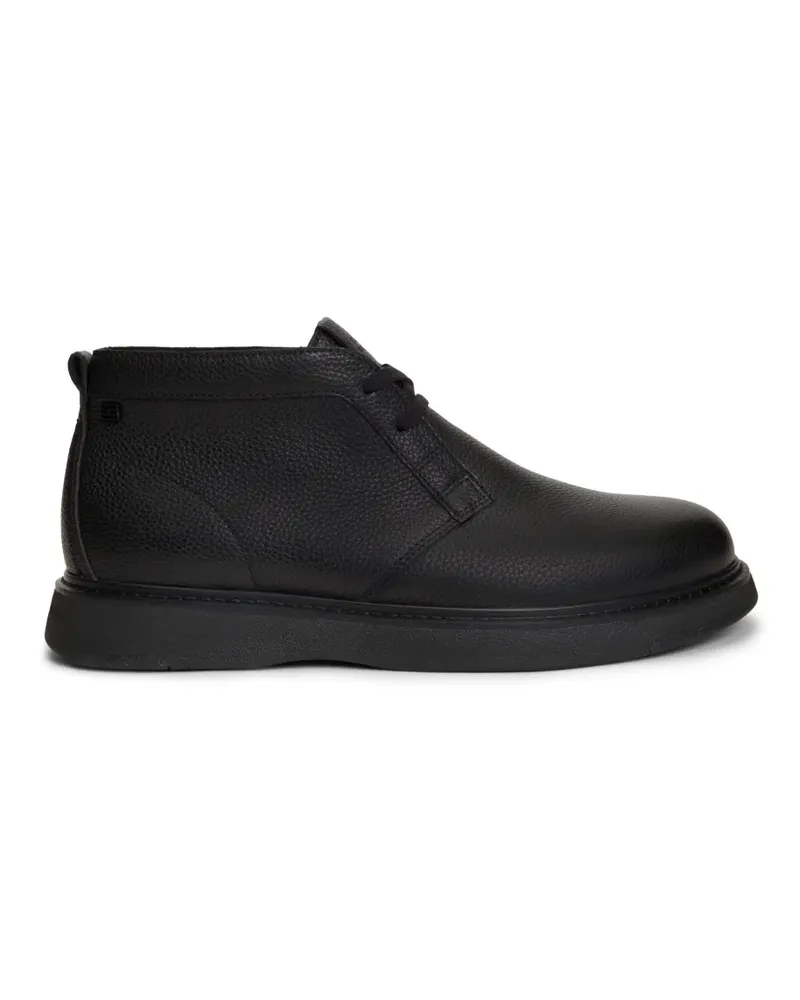 Tommy Hilfiger grained-leather ankle boots - Schwarz Schwarz