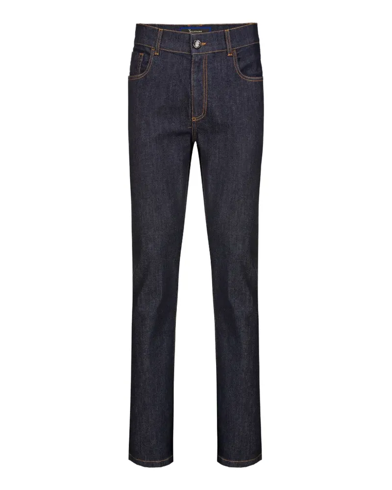 Billionaire logo-embroidered jeans - Blau Blau