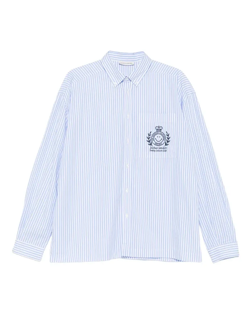 Joshua Sanders Smiley Leisure club striped shirt - Blau Blau