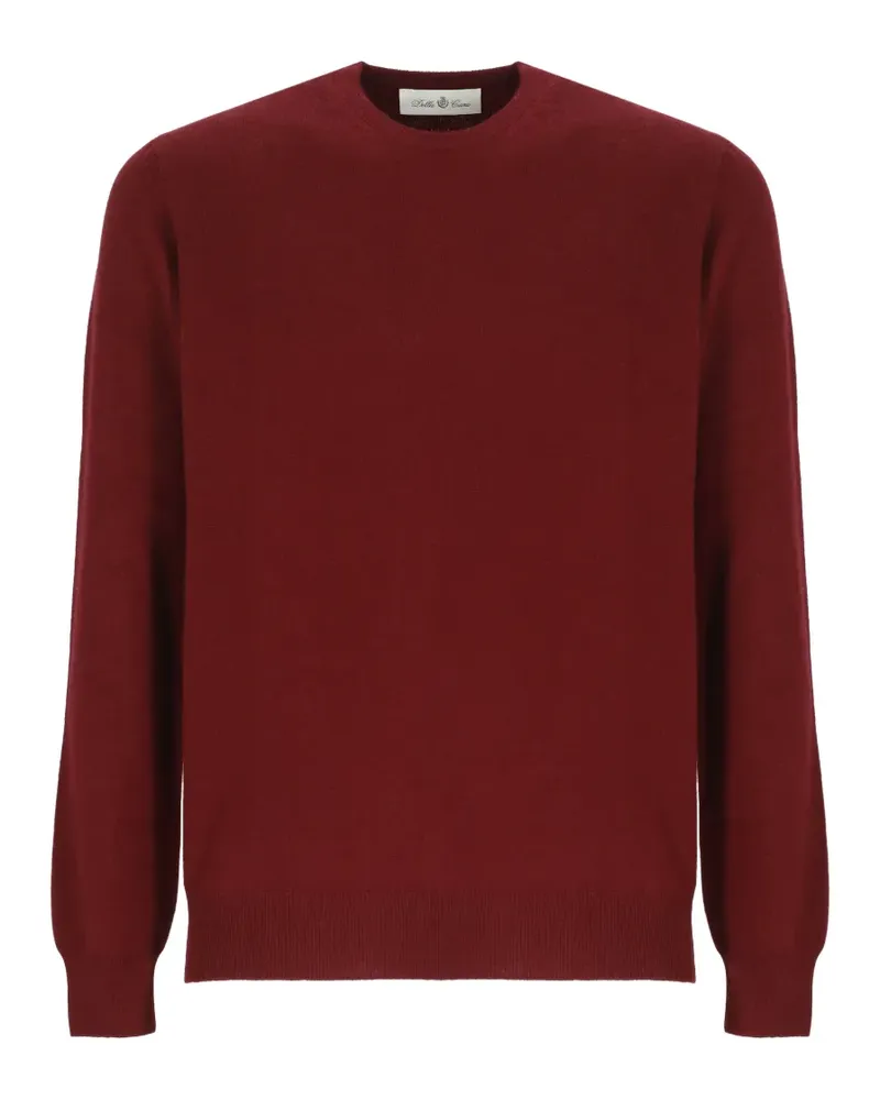 Della Ciana crew-neck ribbed-trim sweater - Rot Rot