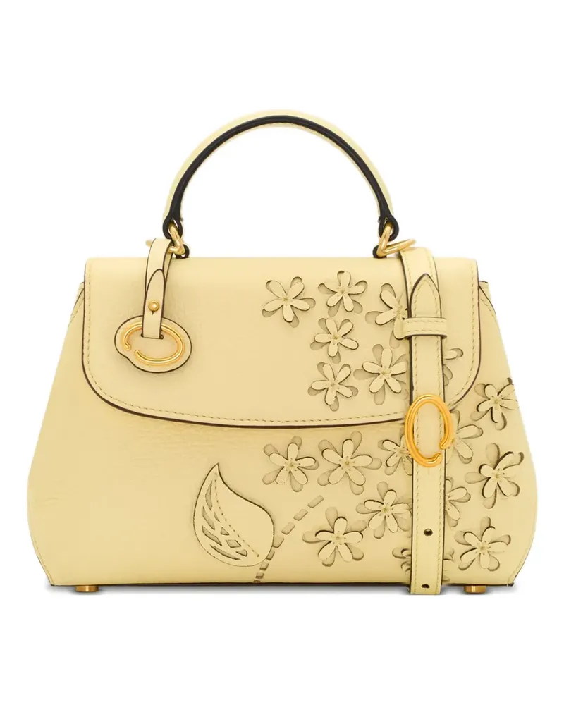 Oscar de la Renta Mini Poppy Tote Bag - Gelb Gelb