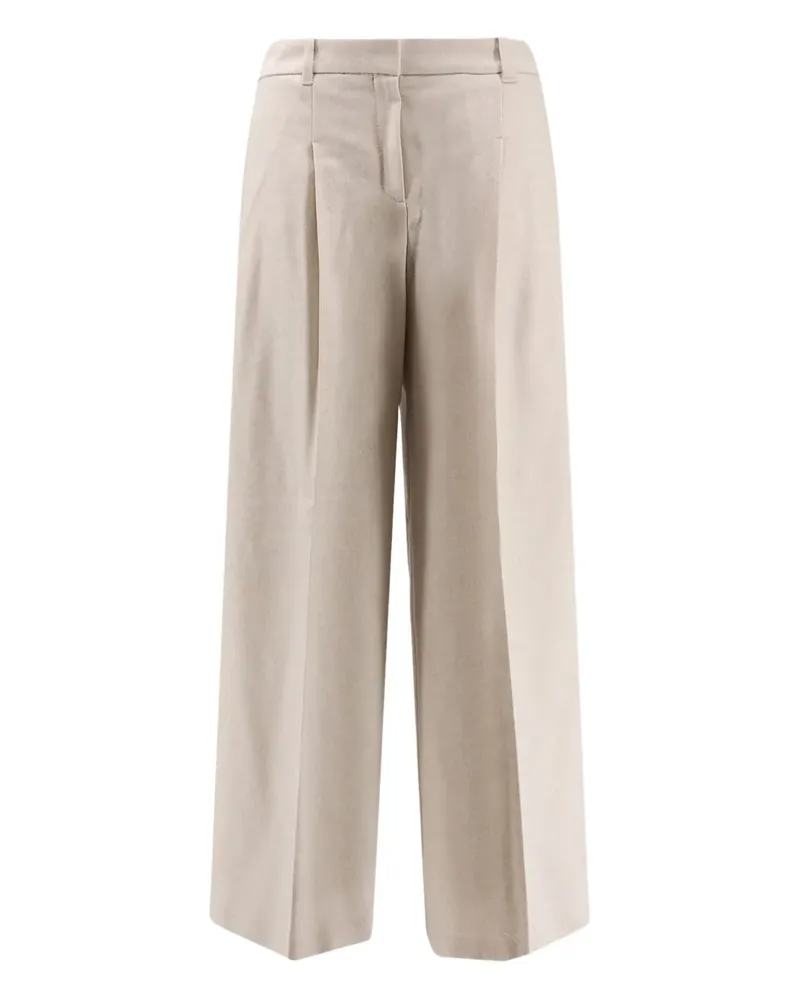 HUGO BOSS Plissierte Hose - Nude Nude