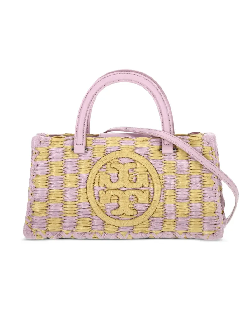 Tory Burch small Ella logo-appliqué tote bag - Violett Violett