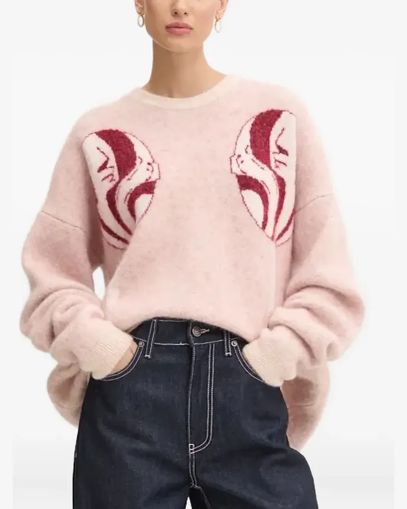 Fiorucci Pullover mit Lolli-Motiv - Rosa Rosa