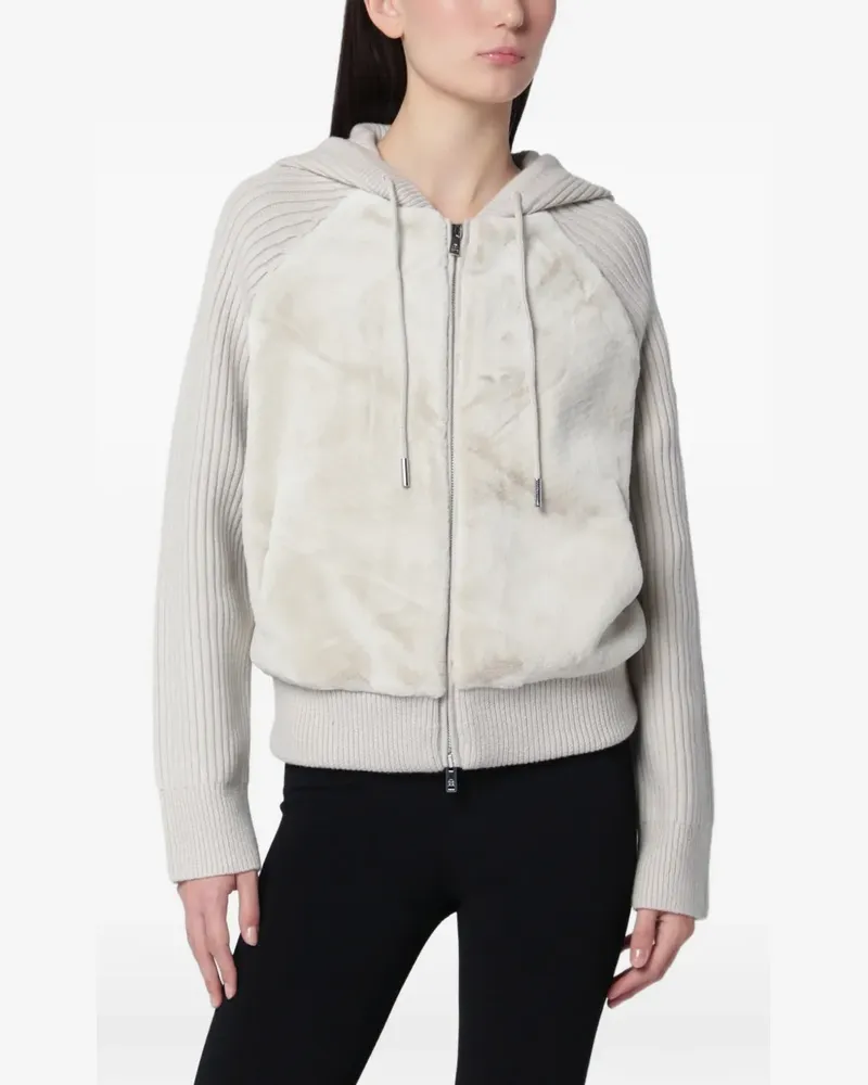 Moose Knuckles Junction Hybrid Hoodie - Weiß Weiß
