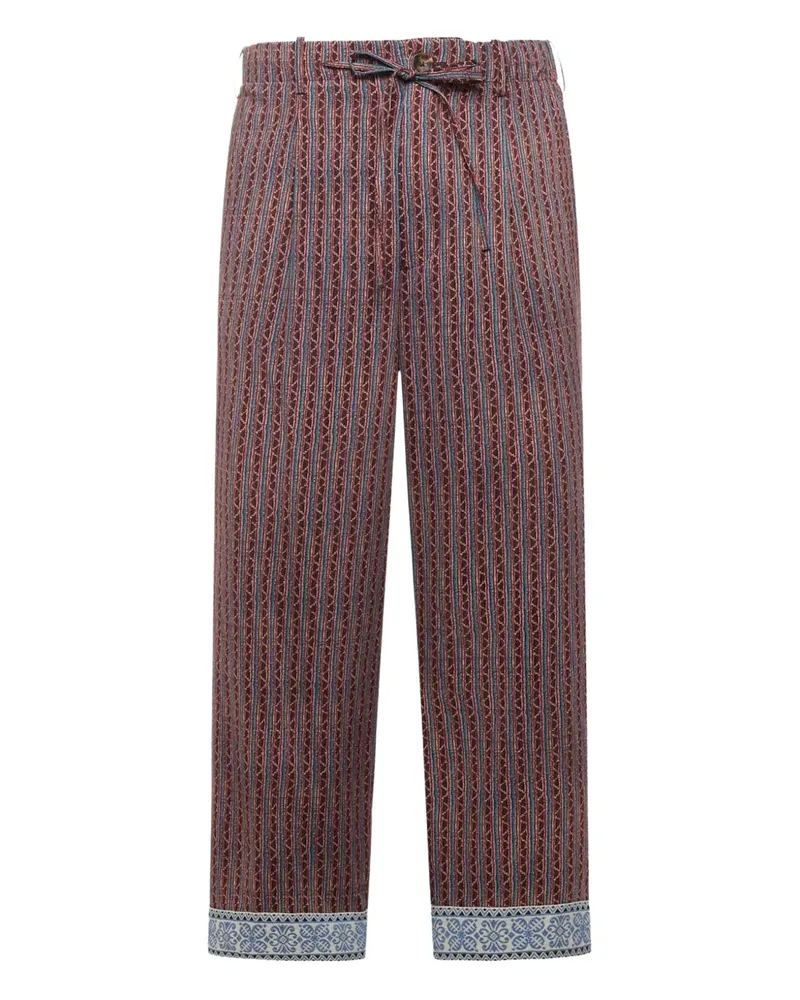 Pierre-Louis Mascia drawstring-waist trousers - Rot Rot