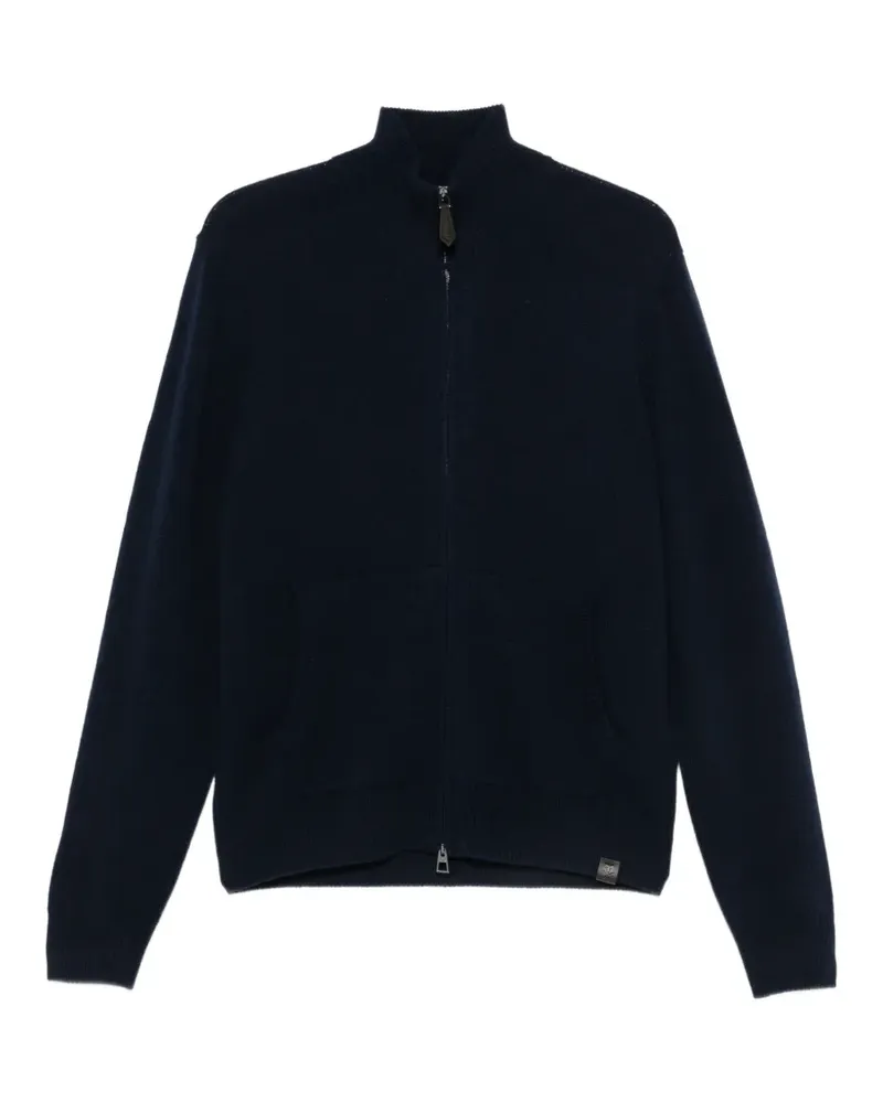 Jacob Cohën Cardigan mit Reißverschluss - Blau Blau