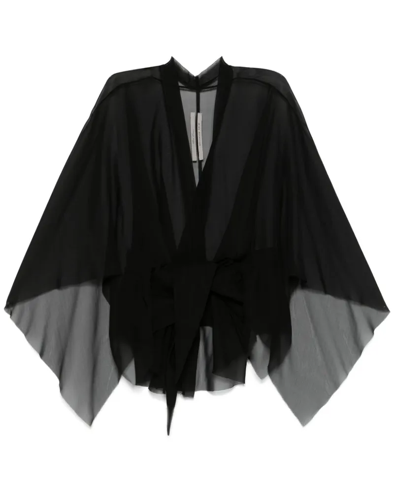 Rick Owens Half Moon Jacke - Schwarz Schwarz