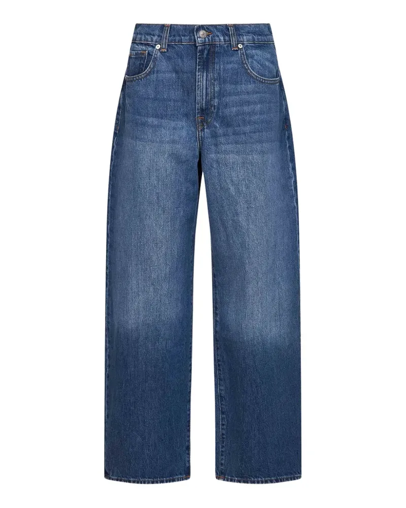7 for all mankind straight-leg jeans - Blau Blau