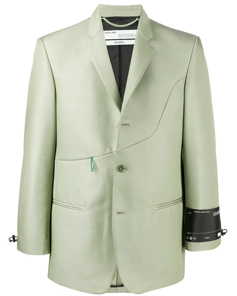OFF-WHITE Contour' Sakko - Grün Grün