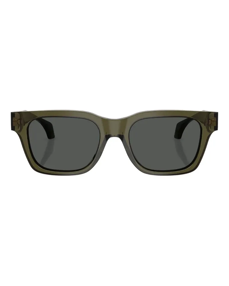 Versace Sonnenbrille mit eckigem Gestell - Grün Grün