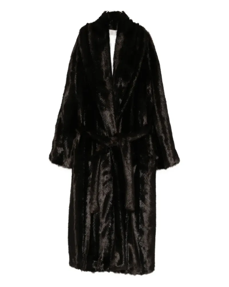 Magda Butrym Mantel mit Schalkragen - Braun Braun